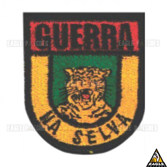 Patch bordado Guerra na Selva