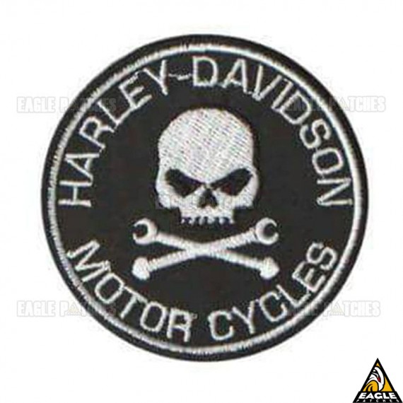 Patch bordado Harley Davdson - Motor Cycles