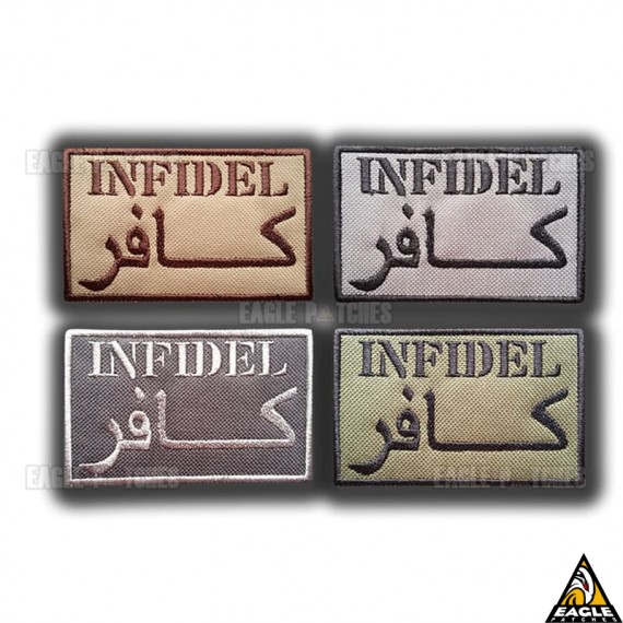 Patch Bordado Infidel (Militar americano)