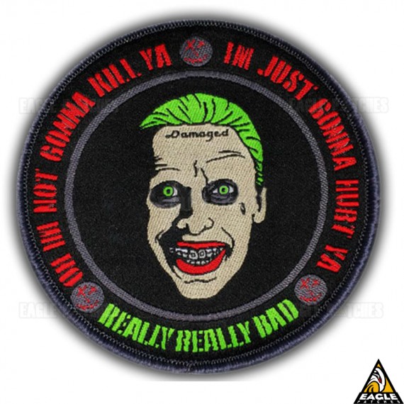 Patch Bordado Joker Really Really Bad