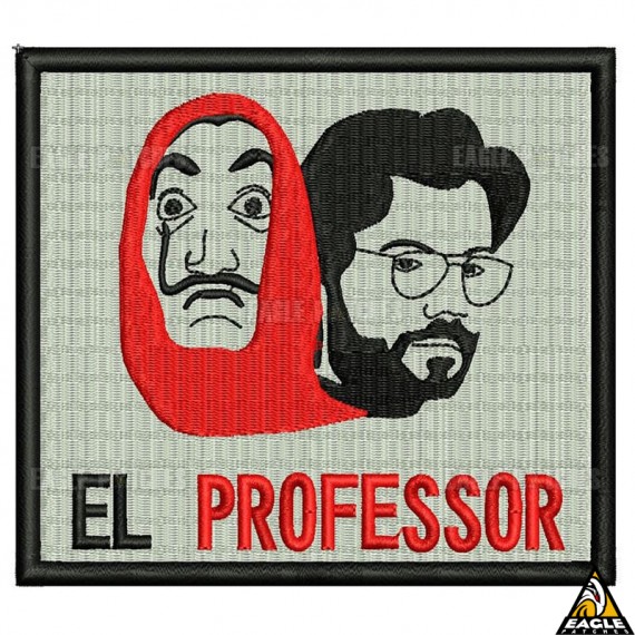 Patch Bordado La Casa de Papel - El Professor
