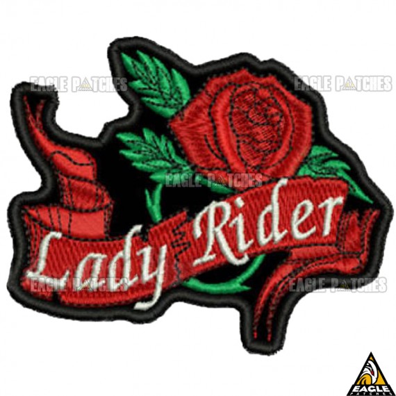 Patch Bordado Lady Rider FLOWER