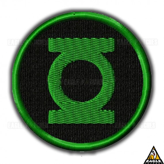 Patch Bordado Lanterna Verde Logo