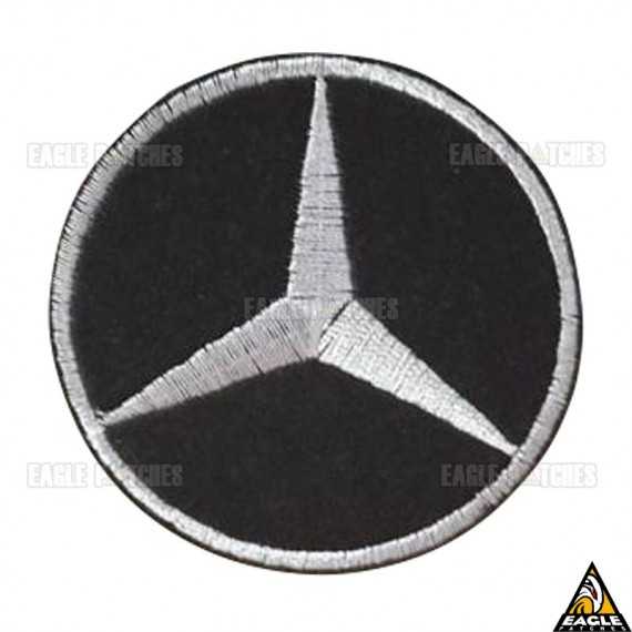 Patch Bordado Logo Mercedes-Benz