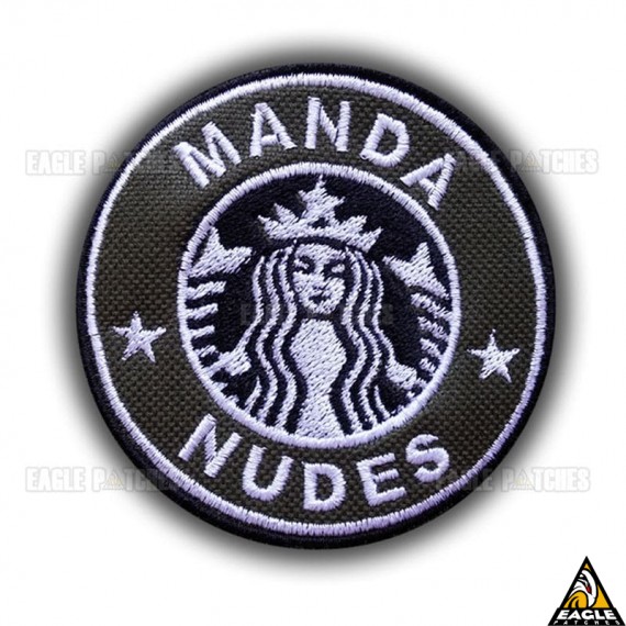 Patch Bordado Manda Nudes