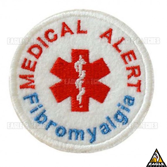 Patch Bordado Medical Alert - Fibromyalgia