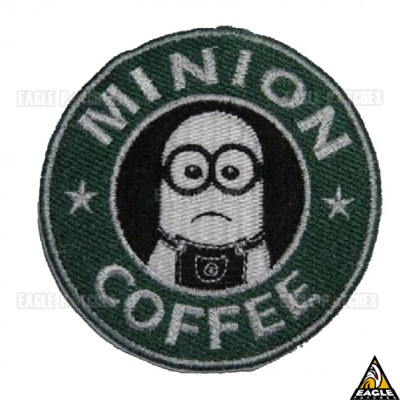 Patch Bordado Minion Coffee