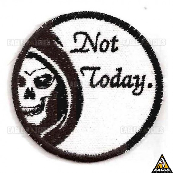Patch Bordado Not Today.