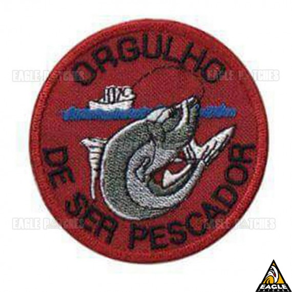 Patch bordado Orgulho de ser Pescador