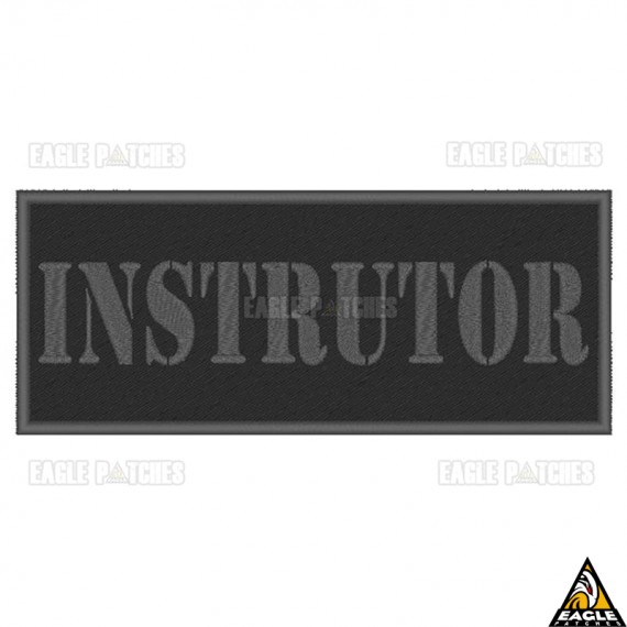 Patch Bordado Para Colete Instrutor