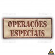 Patch Bordado Para Colete Operações Especiais