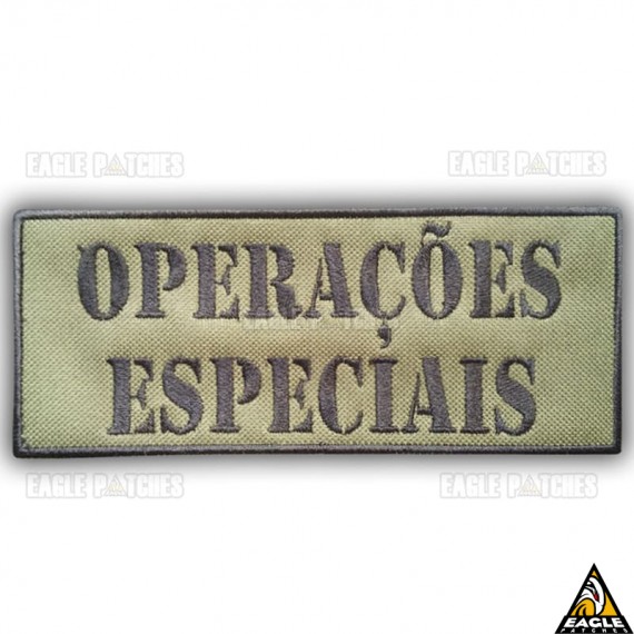 Patch Bordado Para Colete Operações Especiais