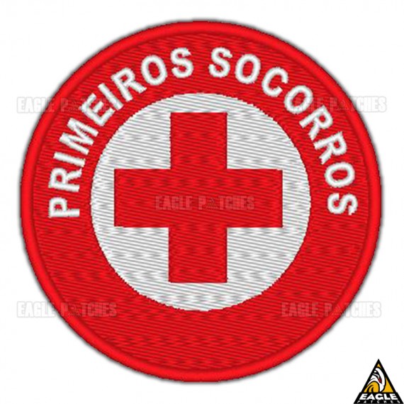 Patch Bordado Primeiros Socorros