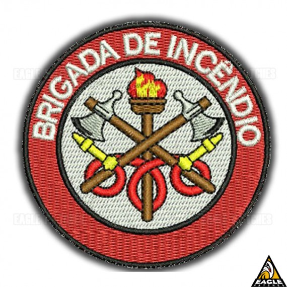 Patch Bordado Profissões - Brigada de Incêndio