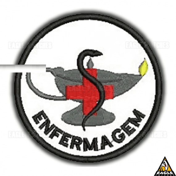 Patch Bordado Profissões - Enfermagem