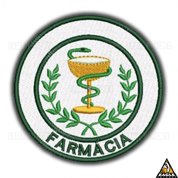 Patch Bordado Profissões - Farmácia