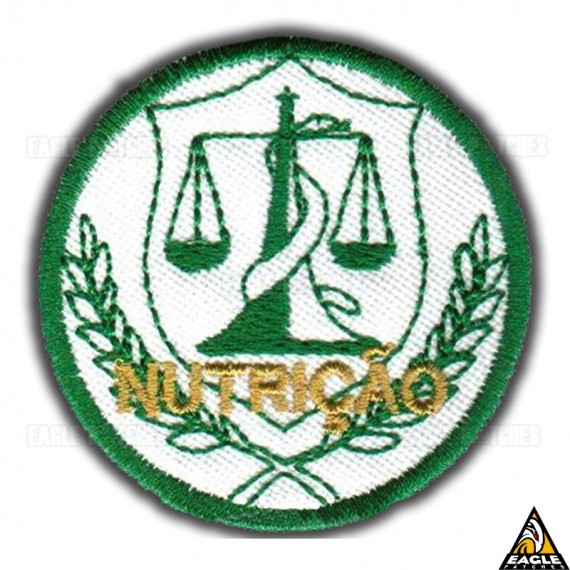 Patch Bordado Profissões - Nutrição