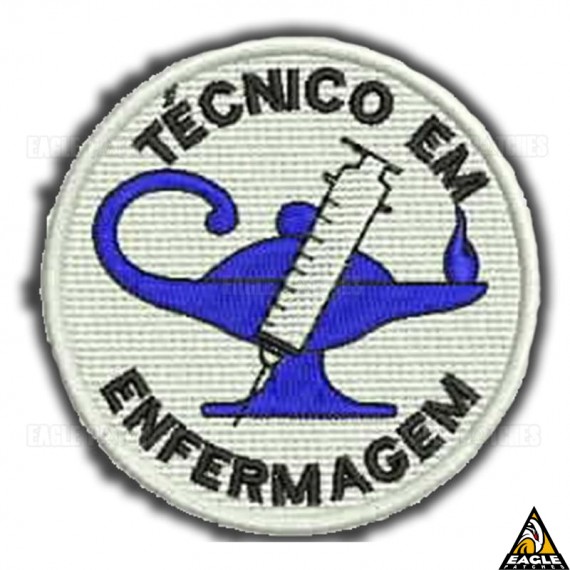 Patch Bordado Profissões - Técnico em Enfermagem