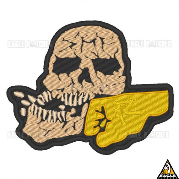 Patch Bordado Punch in the skull