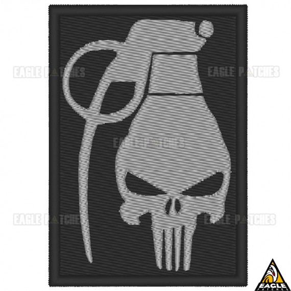 Patch Bordado Justiceiro / Punisher Granada