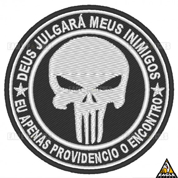 Patch Bordado Justiceiro / Punisher