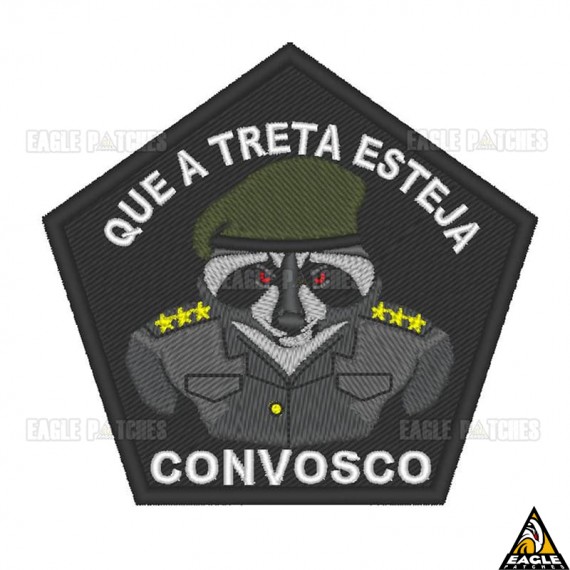 Patch Bordado Que a Treta Esteja Convosco