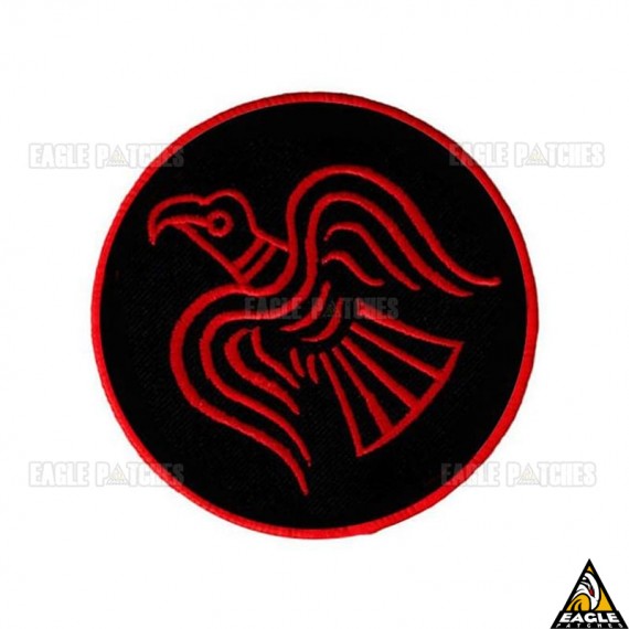 Patch Bordado Red Norway Viking