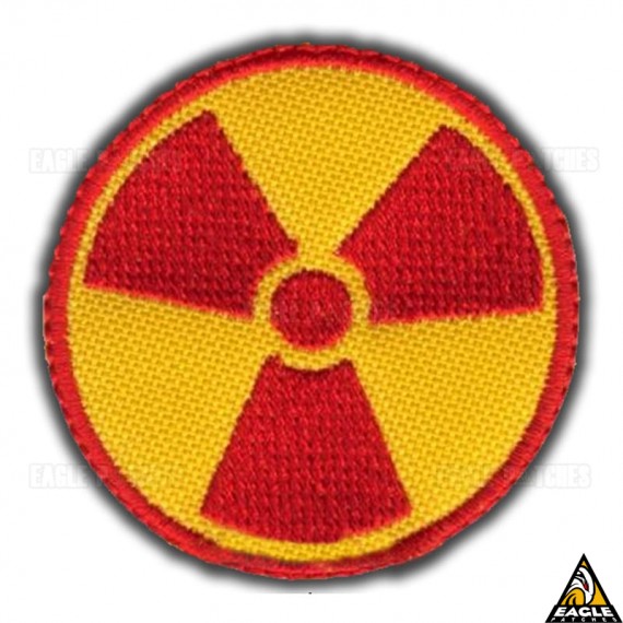 Patch Bordado Simbolo Nuclear