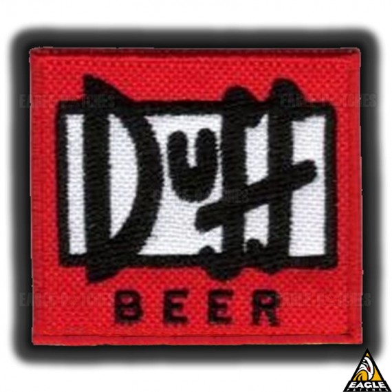 Patch Bordado Simpsons Duff Beer