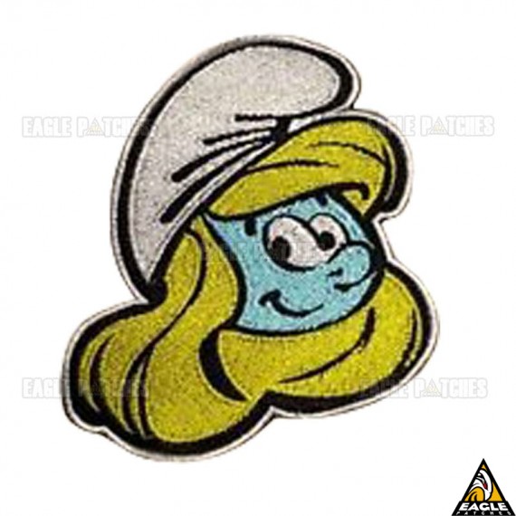 Patch Bordado Smurfs - Smurfette