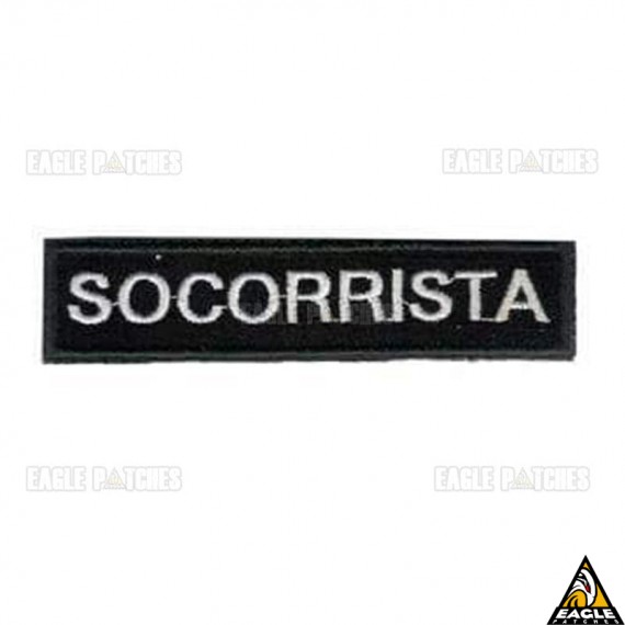 Patch bordado Tarja Socorrista