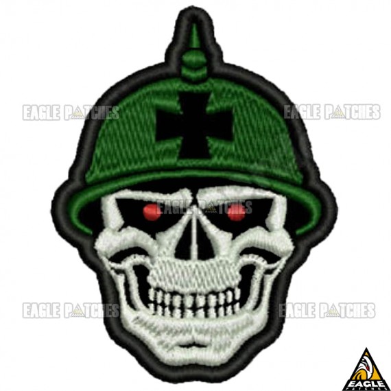 Patch Bordado Soldado Skull