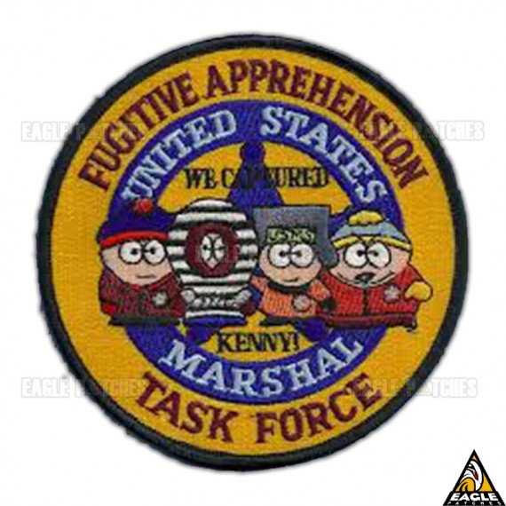 Patch Bordado South Park - Fugitive Apprehension