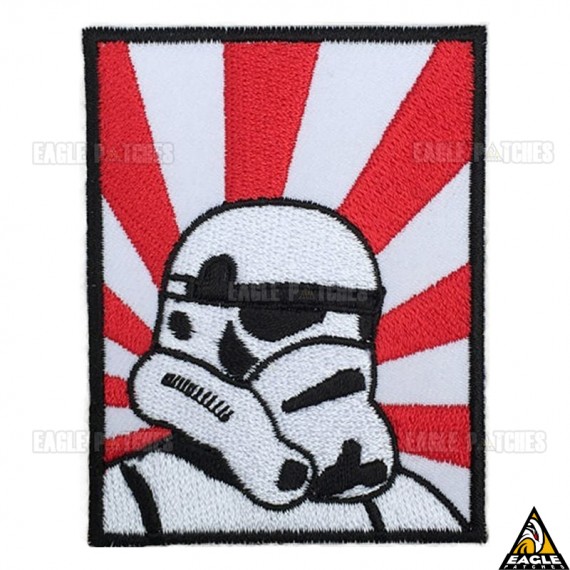 Patch Bordado Storm Trooper red Flag Star Wars