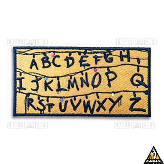 Patch bordado Stranger Things - Alfabeto