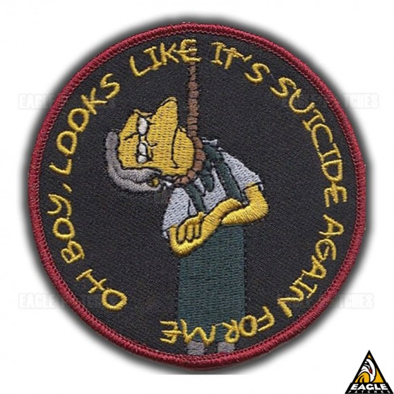 Patch Bordado Suicide - Moe