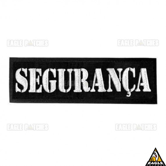 Patch bordado Tarja Segurança