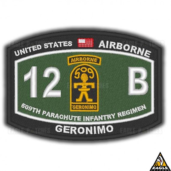 Patch Bordado USA GERONIMO