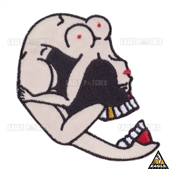 Patch Bordado Woman Skull