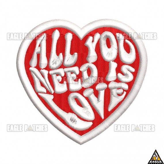Patch Bordado All You Need Is Love - The Beatles