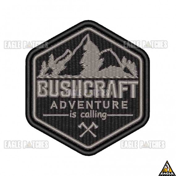 Patch Bordado Bushcraft  - Adventure Is Calling
