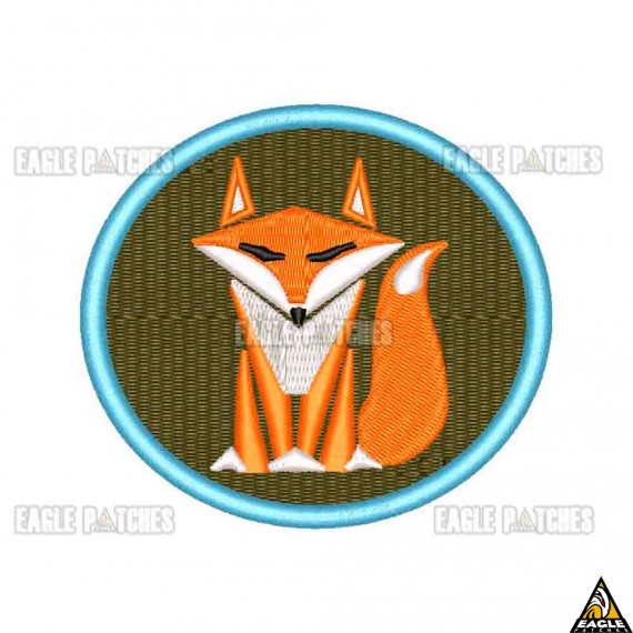 Patch Bordado Clever Fox