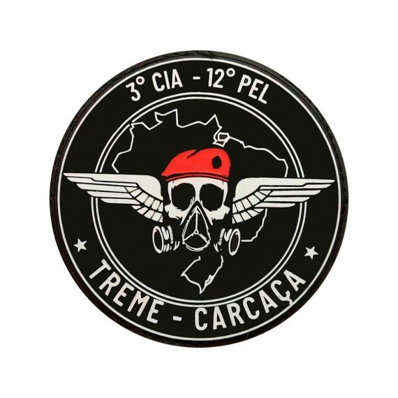 Patch Emborrachada  3º CIA - 12º PEL - Treme Carcaça