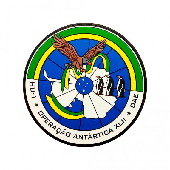 Patch Emborrachado Patch Emborrachado Operação Antártica XLII - DAE