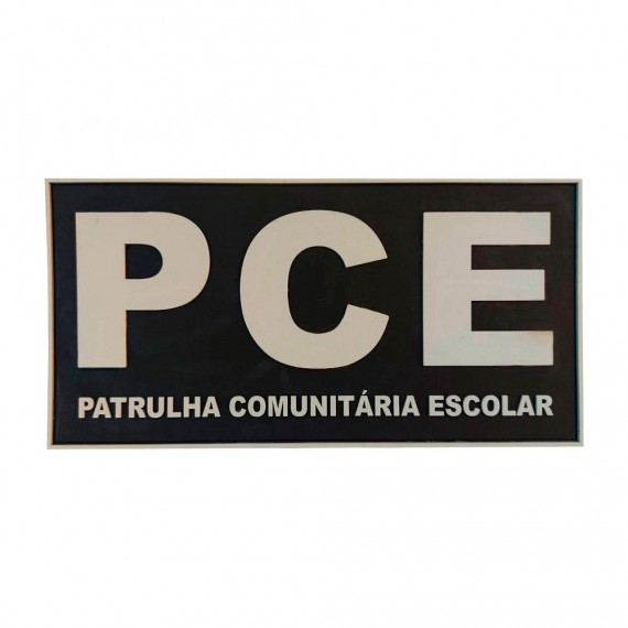 Patch Emborrachado Colete PCE 