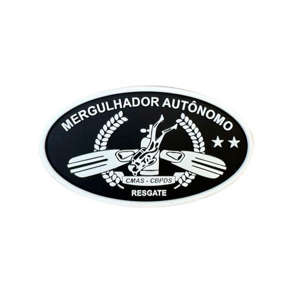 Patch Emborrachada  Mergulhador Autônomo