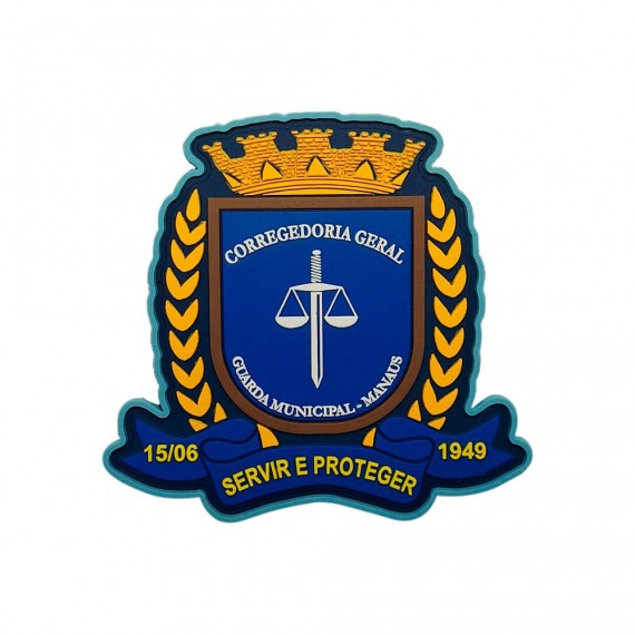 Patch Emborrachado  CG - Guarda Municipal - Manaus