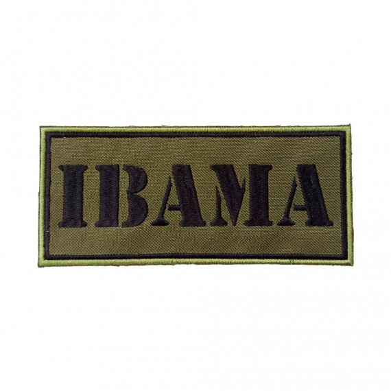 Patch Bordado Tarja Colete IBAMA