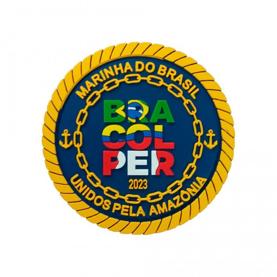 Patch Emborrachado Marinha do Brasil - Unidos Pela Amazônia