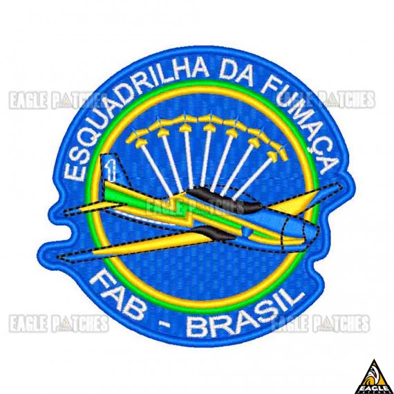 Patch Bordado Esquadrilha da Fumaça - FAB Brasil